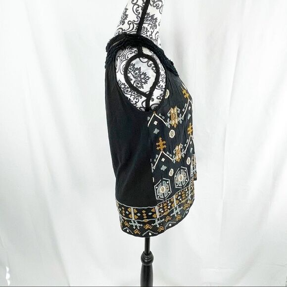 Anthropologie Akemi +Kin Firelight Fringe Tank Top - Picture 5 of 8